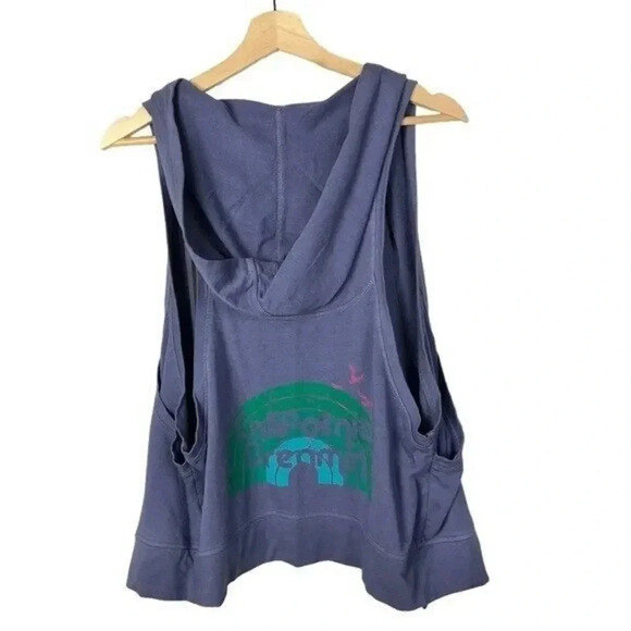 Gypsy 05 Jackie Purple California Dreamin Sleeveless Hooded Vest S - Picture 1 of 3